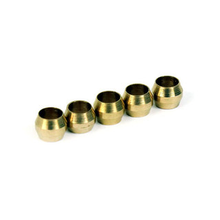 Micro Swiss Spare 4mm brass Compression Sleeves (Pack of 5) - 3D Printer Spare Parts