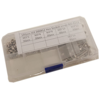 M3 Socket Head Cap - Stainless Steel - 3D Printer Fasteners