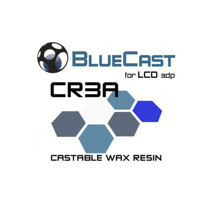 BlueCast Cr3a Castable Wax 3D Printer Resin - 3D Printing Canada