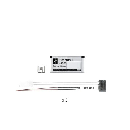 Bambu Lab Ceramic Heater and Thermistor - X1E - 3D Printing Spare Parts Canada