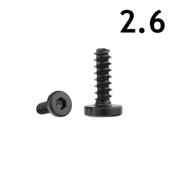 BT2.6 Socket Head Cap Self Tapping Screw - Alloy Steel - 3D Printer Spare Parts and Fasteners BT2.6 Socket Head Cap Self Tapping Screw - Alloy Steel - 3D Printer Spare Parts and Fasteners