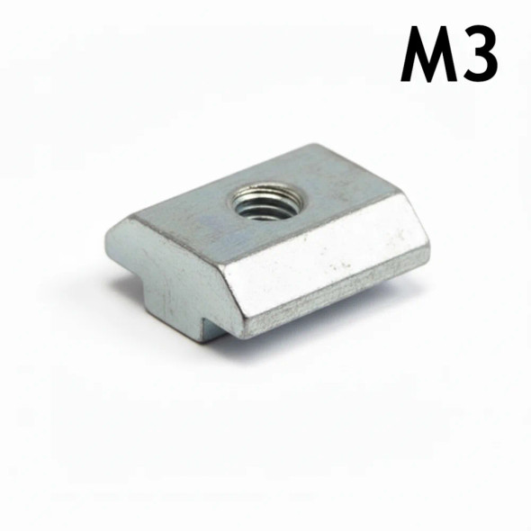 M3 T Nut - Zinc Plated - 3D Printer Fasteners
