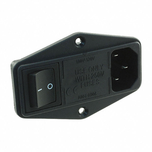 Power Receptacle Module with Switch and Fuse Holder - 3D Printer Canada