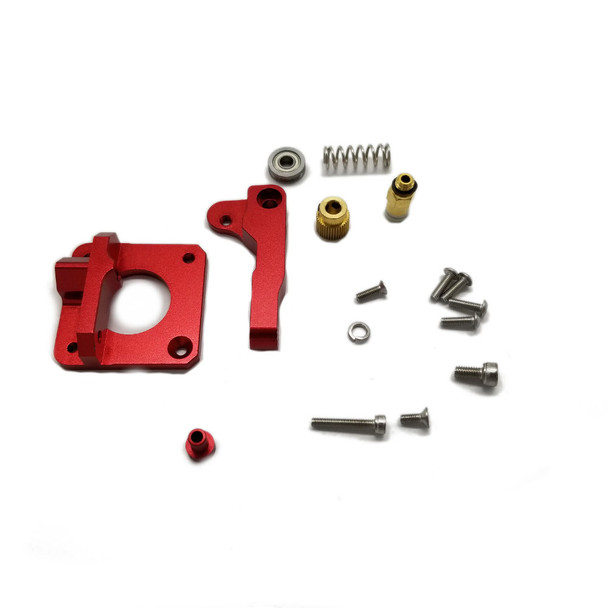 MK8 Extruder Aluminum Parts (red) - 3D Printing Canada