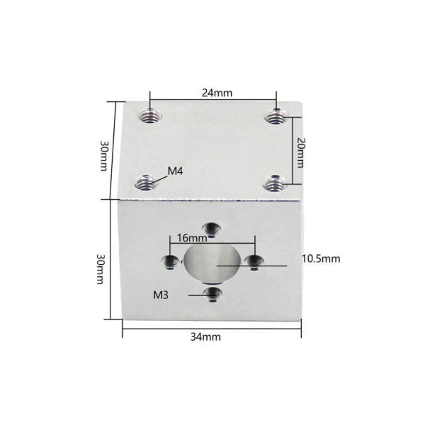 T8 Nut Converter Block - 3D Printing Canada