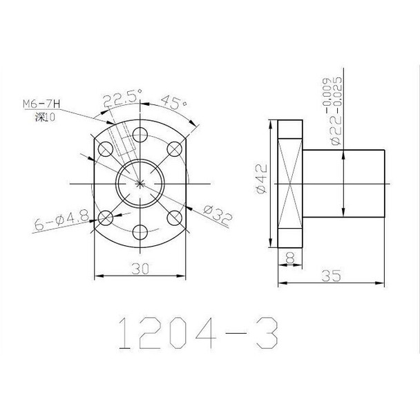 SFU1204 Ball Screw Nut - 3D Printer Spare Parts