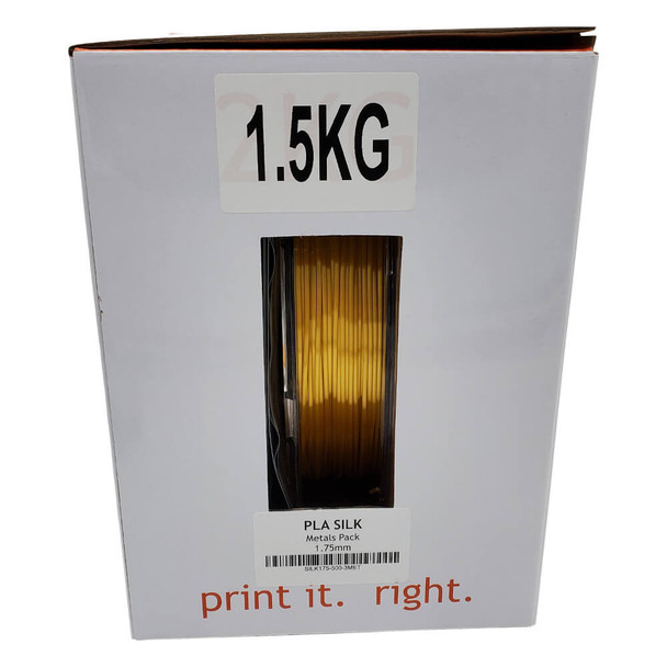 Spool3D Silk - 3 Pack - Metal Colours  - 1.75mm PLA 3D Printer Filament