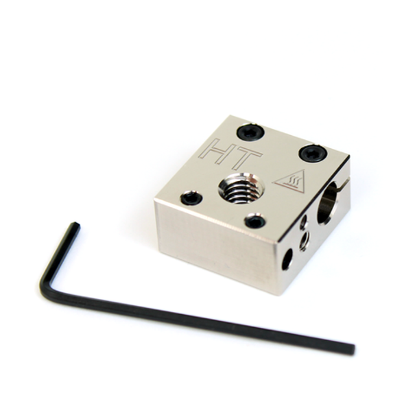 Micro Swiss Plated Copper High Temperature MK8 Style Heater Block Upgrade for CR10 / Ender / ANET A8 Printers MK7, MK8, MK9 Hotends - 3D Printer Spare Parts