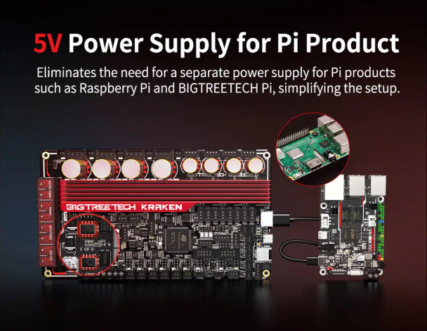 BIGTREETECH Kraken - High Current, 8-Axis Motherboard - 3D Printing Spare Parts