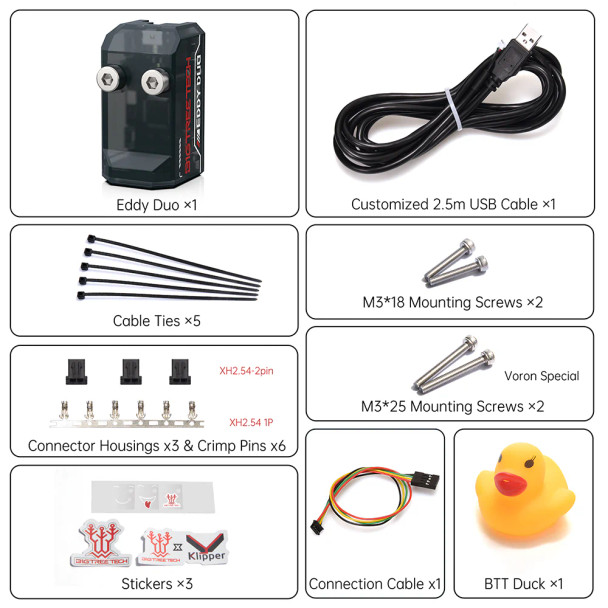 BigTreeTech Eddy Duo(Supports USB and CAN bus) - 3D Printer Spare Parts