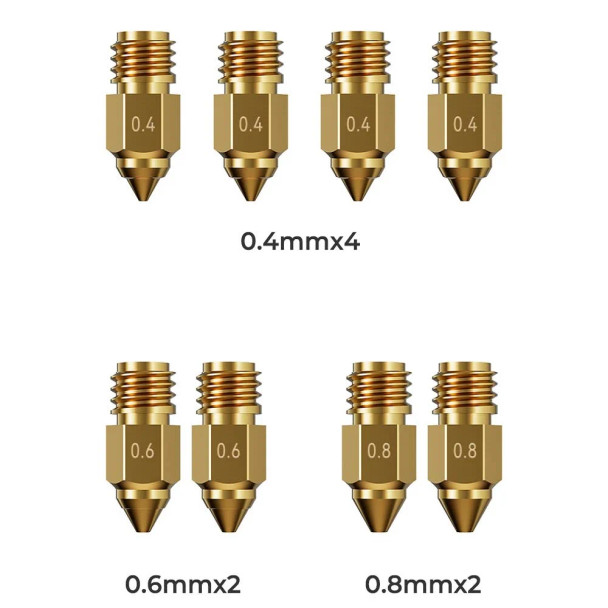 Creality Ender 5 Max Brass Nozzle - 3D Printer Spare Parts