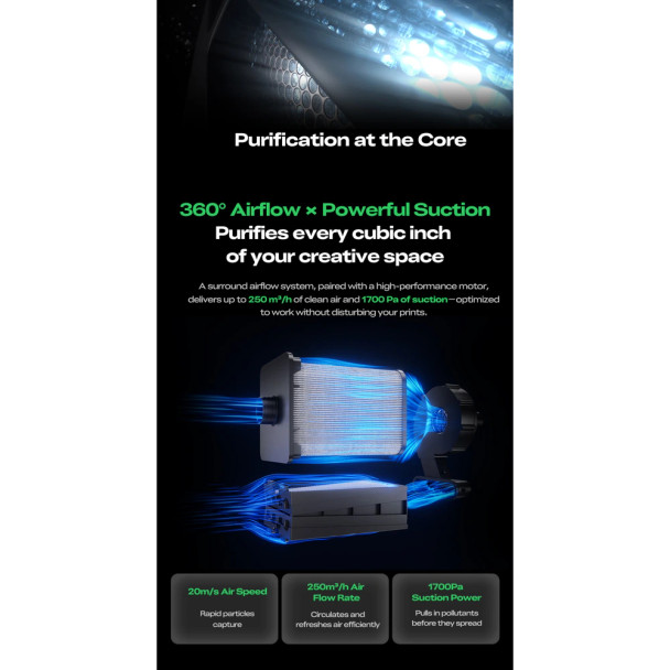 Creality Air Purifier FDM Version HEPA Activated Carbon 3D Printer Air Filtration System