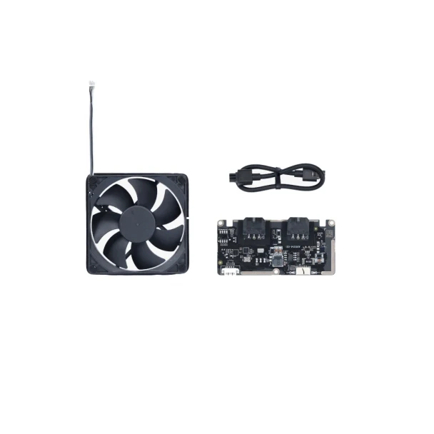 Bambu Lab P2S external exhaust fan kit OEM ventilation upgrade for enclosed 3D printer