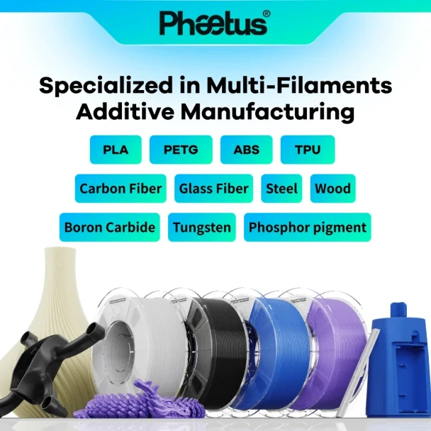 Phaetus Silicon Carbide Nozzle K2 Series compatible with standard and abrasive 3D printer filaments including carbon fibre and glass fibre composites.