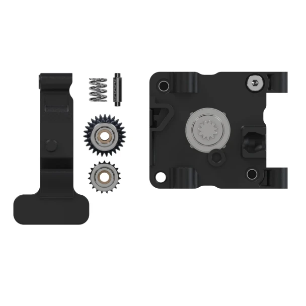 E3D Roto Vitamins direct-drive extruder gearbox upgrade kit with dual-drive hobb gears and mounting components