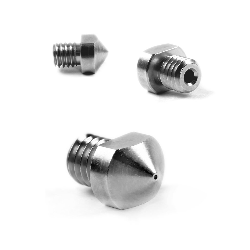Micro Swiss M6 Thread 1.75mm Filament for Robo 3D, Hexagon Hotend Plated Wear Resistant Nozzle - 3D Printing Canada