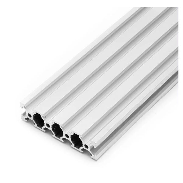 V Slot Ferroviario 2080 Anodizzato Nero Per BUE CNC, V Slot Ferroviario, Profilo - Foto 10