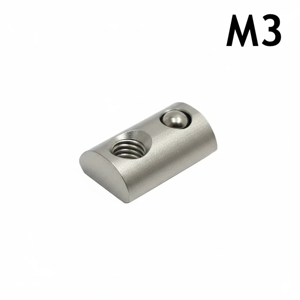 M3 Roll-in spring T Nut 2020 - 3D Printer Fasteners