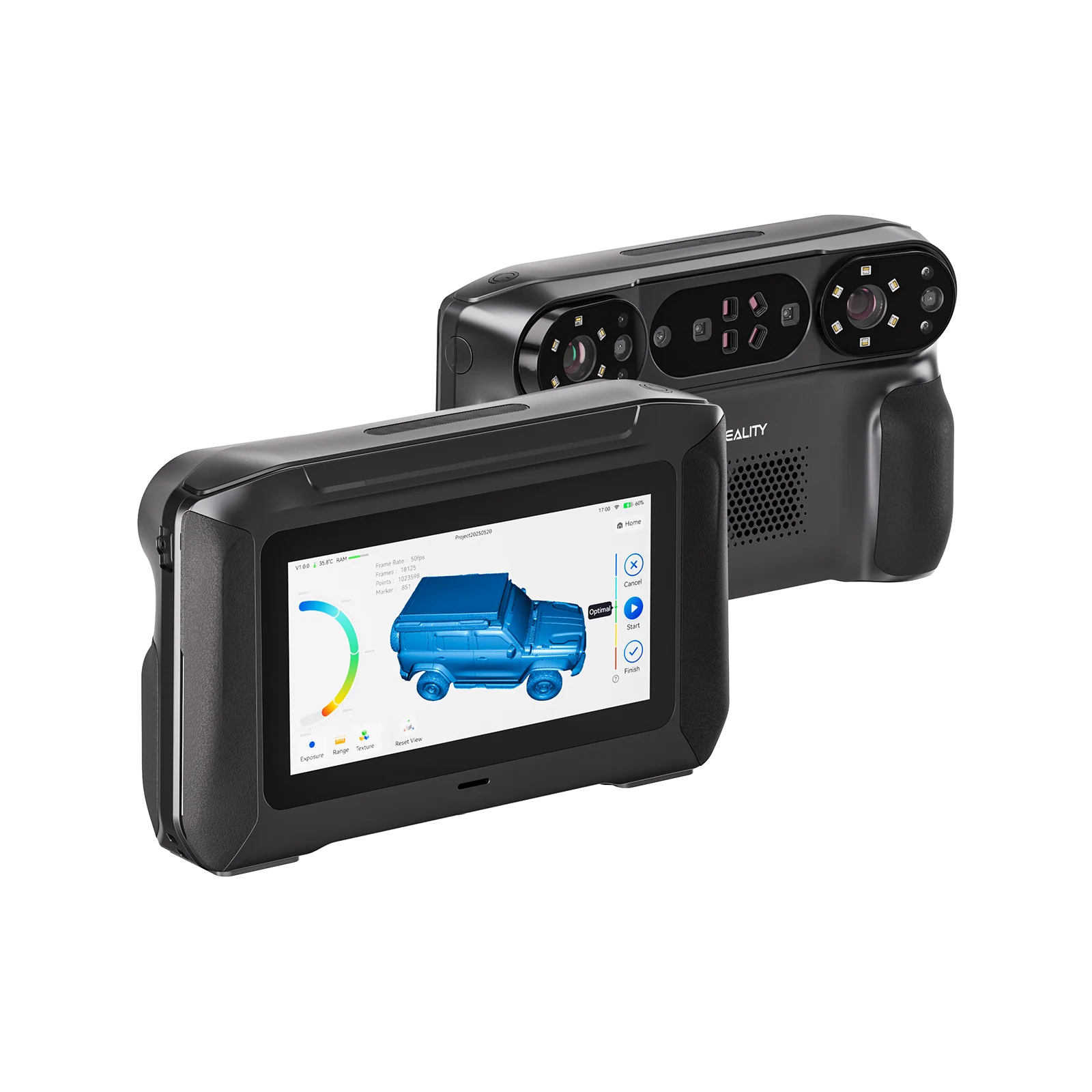 Creality Sermoon P1 all-in-one professional blue laser and NIR 3D scanner