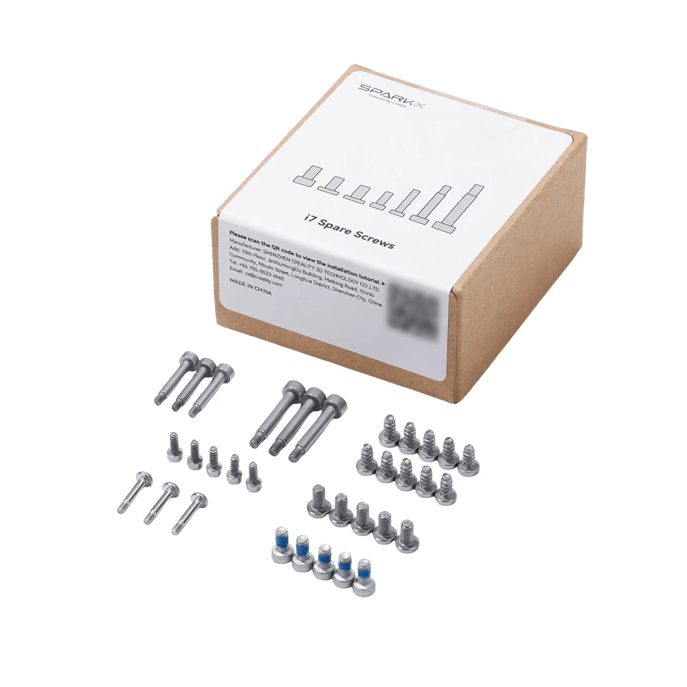Creality SPARKX i7 spare screw kit OEM replacement fasteners