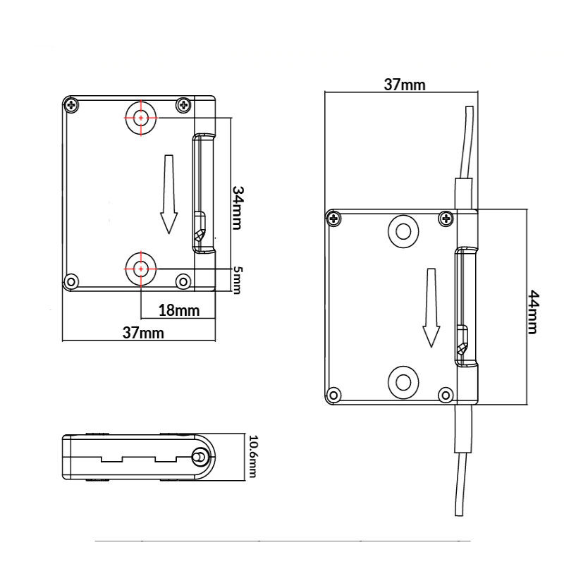 1,75 mm Filament TriangleLab Filament Runout Sensor Detektor für 3D-Drucker