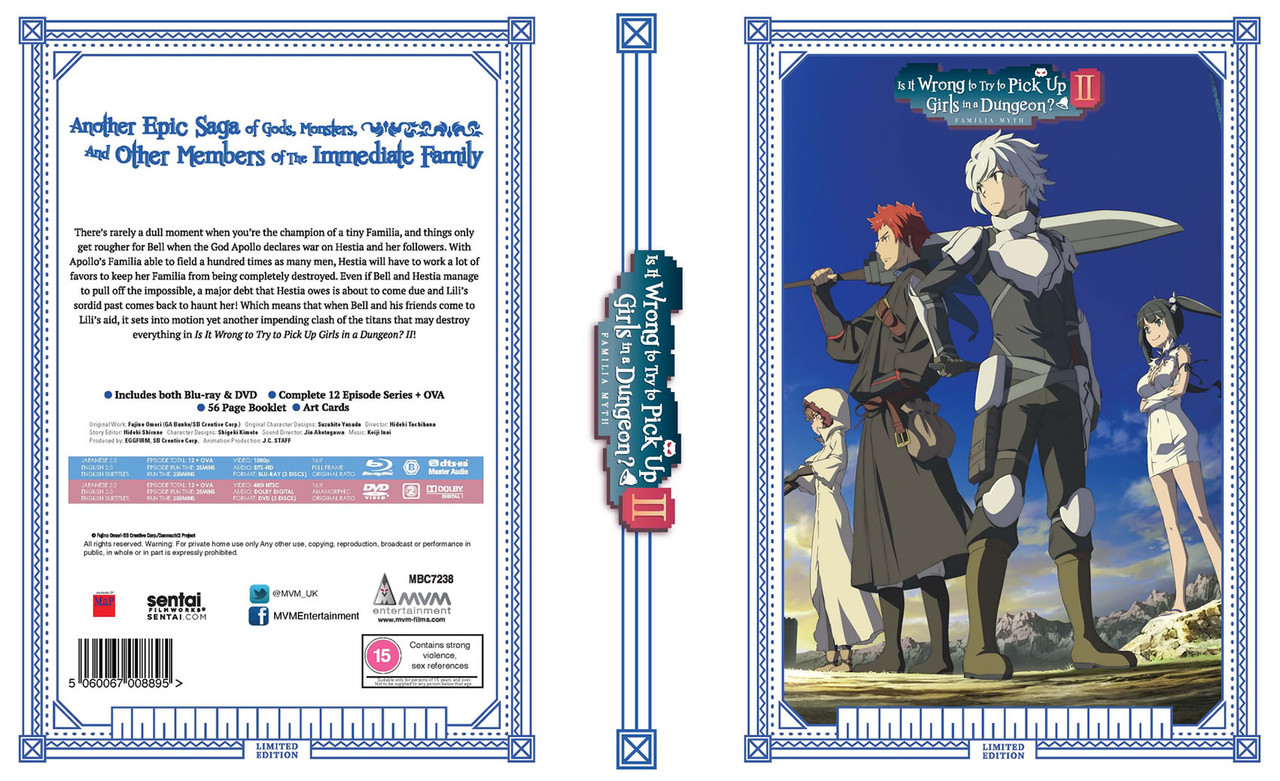 Is It Wrong to Try to Pick up Girls in a Dungeon? - Season 4 Part 2 -  Blu-ray
