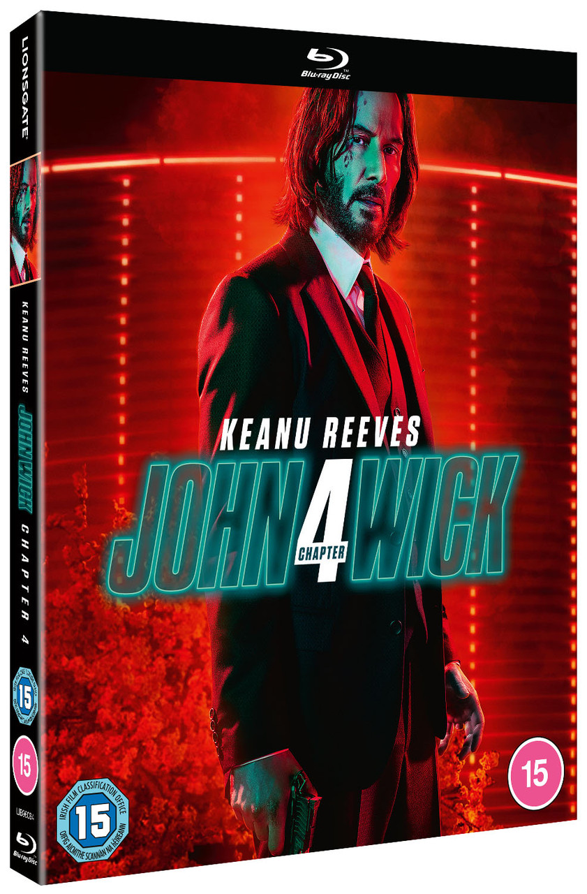 John Wick Chapter 4 (2023) Movie with Art Cover USA/UK