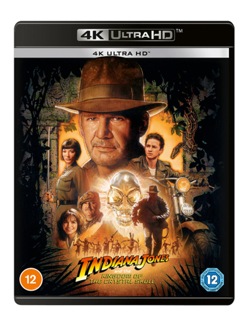 Indiana Jones and The Kingdom of The Crystal Skull - 4K & Blu-ray Steelbook  [Region A & B & C]: : DVD et Blu-ray
