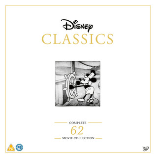 Disney Classics: Complete 62 Movie Collection (2024) [DVD / Box Set with Book]