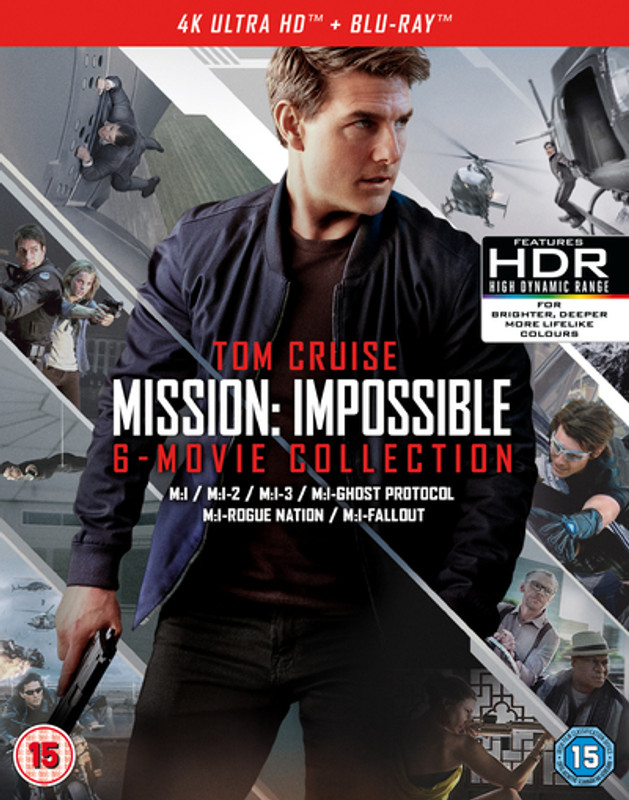 Mission: Impossible - The 6-movie Collection (2018) [Blu-ray / 4K Ultra HD + Blu-ray]