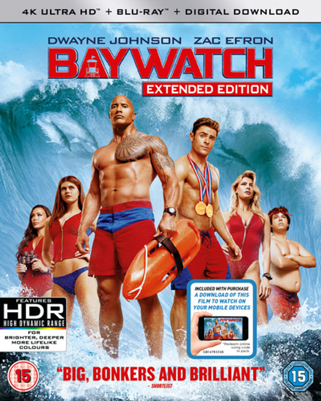 Baywatch (2017) [Blu-ray / 4K Ultra HD + Blu-ray + Digital Download]