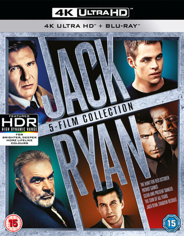 Jack Ryan: 5-film Collection (2013) [Blu-ray / 4K Ultra HD + Blu-ray]