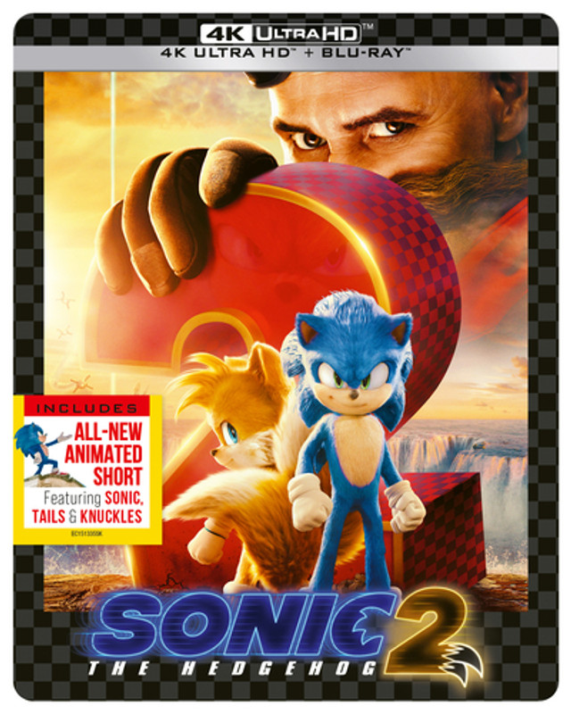 Sonic the Hedgehog 2 (2022) [Blu-ray / 4K Ultra HD + Blu-ray (Steelbook)]