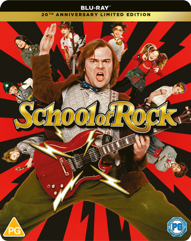 School of Rock (2003) [Blu-ray / Steel Book (20th Anniversary Limited Edition)]