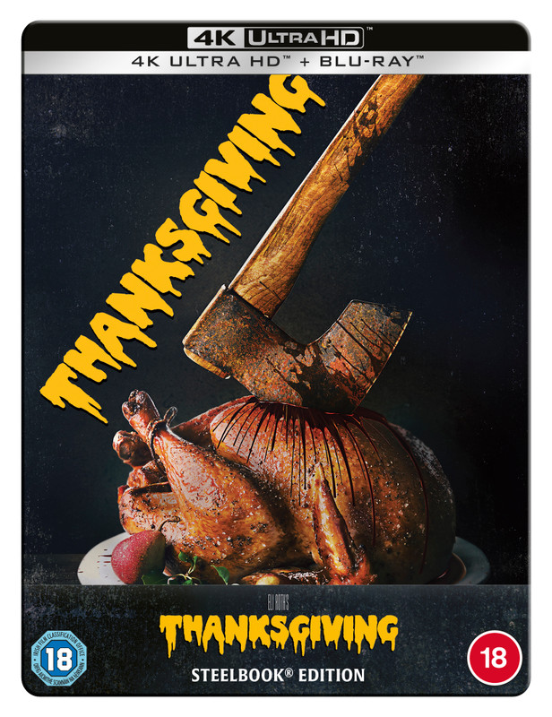 Thanksgiving (2023) [Blu-ray / 4K Ultra HD + Blu-ray (Steelbook)]