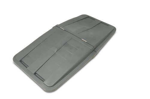 1 1/2 Cubic Yard Removable Split Lid for Tilt Trucks - Gray