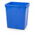 22 Gallon Blue Rectangular Recycling Bin