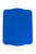 22 Gallon Blue Rectangular Flat Recycling Bin Lid