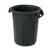 32 Gal. Greenstone Round Trash Can with Black Lid