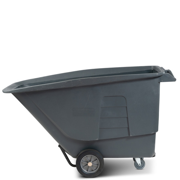 1 Cubic Yard 1,200 lbs. Capacity Standard Duty Tilt Truck - Gray