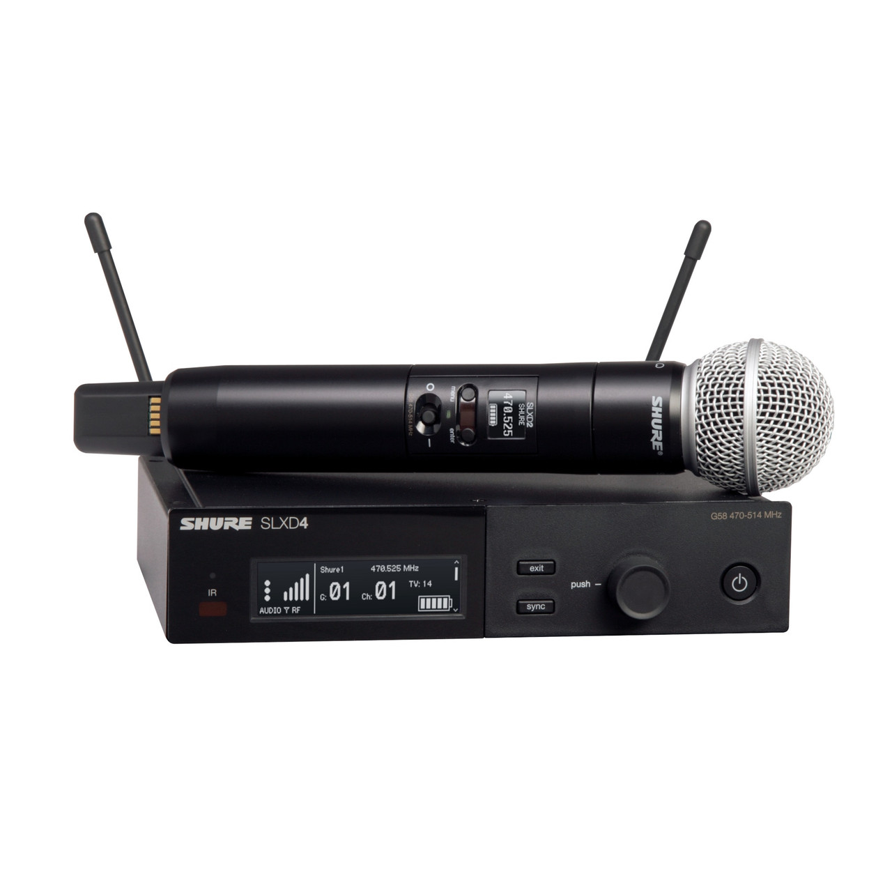 Wireless Microphone, Professional UHF Metal Double Cordless Dynamic Mic  Handheld Microphone, Infrared Frequency Pairing Microphone System For Home