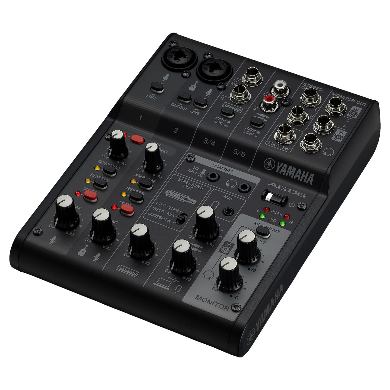 Yamaha AG06MK2 6-Channel Live Streaming USB Mixer - Sound Productions