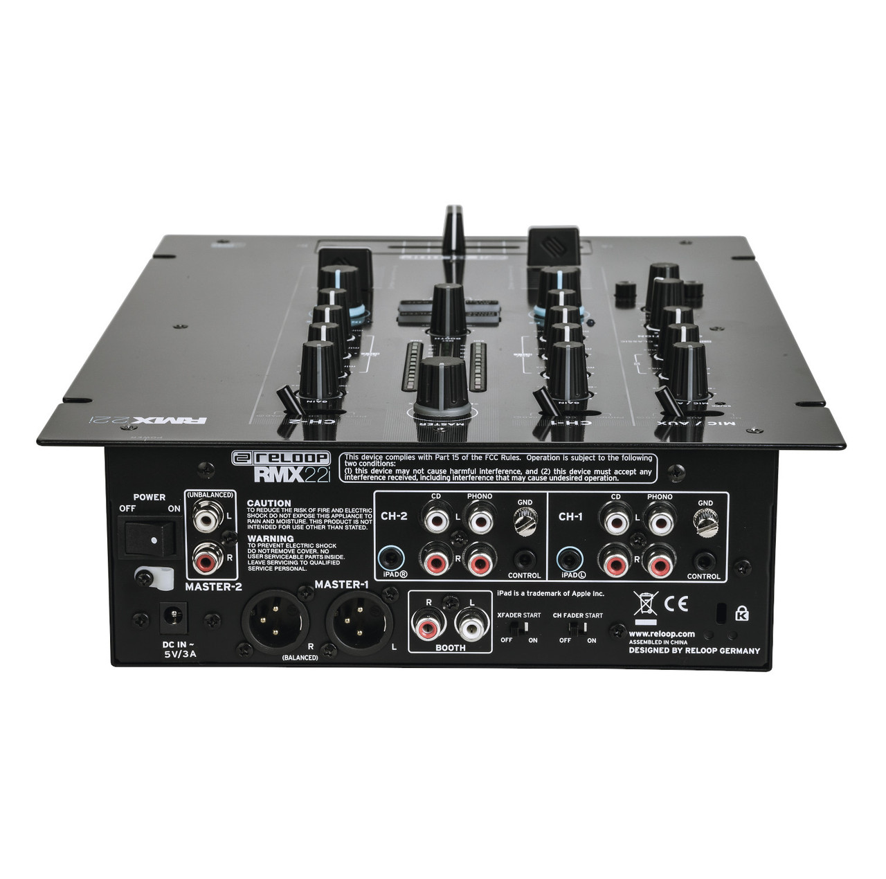 Reloop RMX-22i Digital FX Mixer with iPad Split Connection - Sound