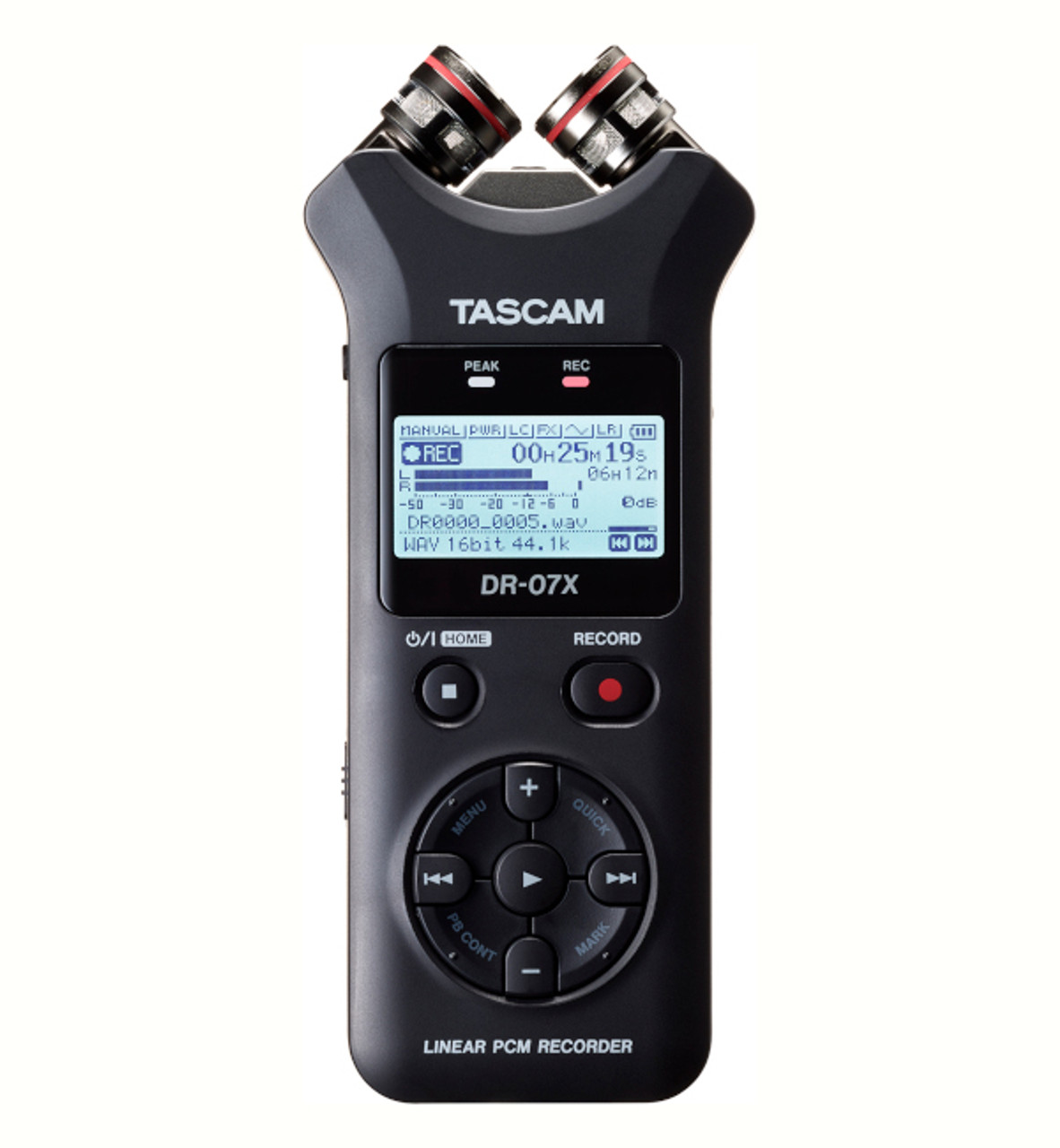 TASCAM DR-07X Stereo Handheld DA Recorder/USB Interface - Sound