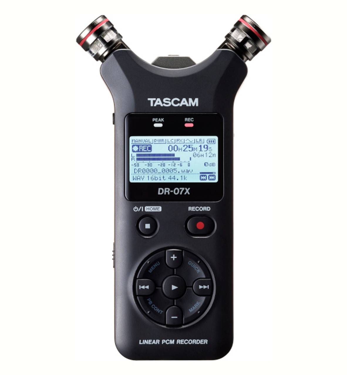 TASCAM DR-07X Stereo Handheld DA Recorder/USB Interface - Sound