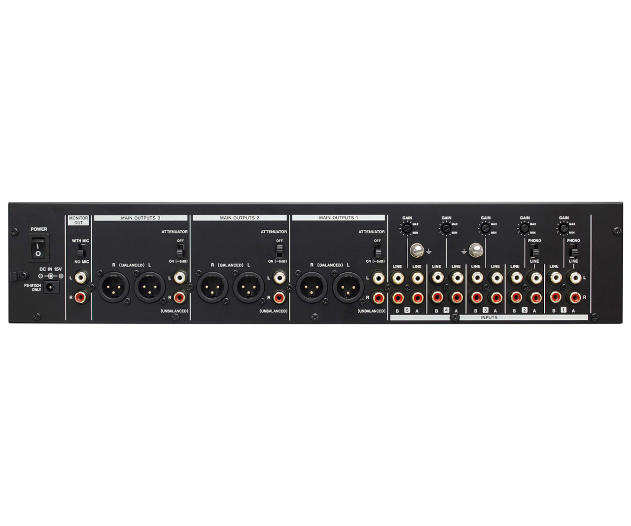 TASCAM MZ-223 Triple Output Zone Mixer - Sound Productions