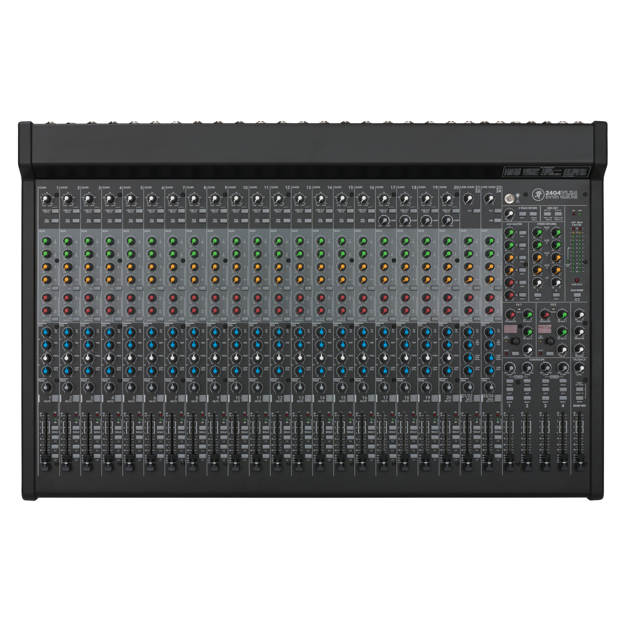 Mackie 2404VLZ4 24-Channel 4-Bus Effects Analog Mixer with USB 