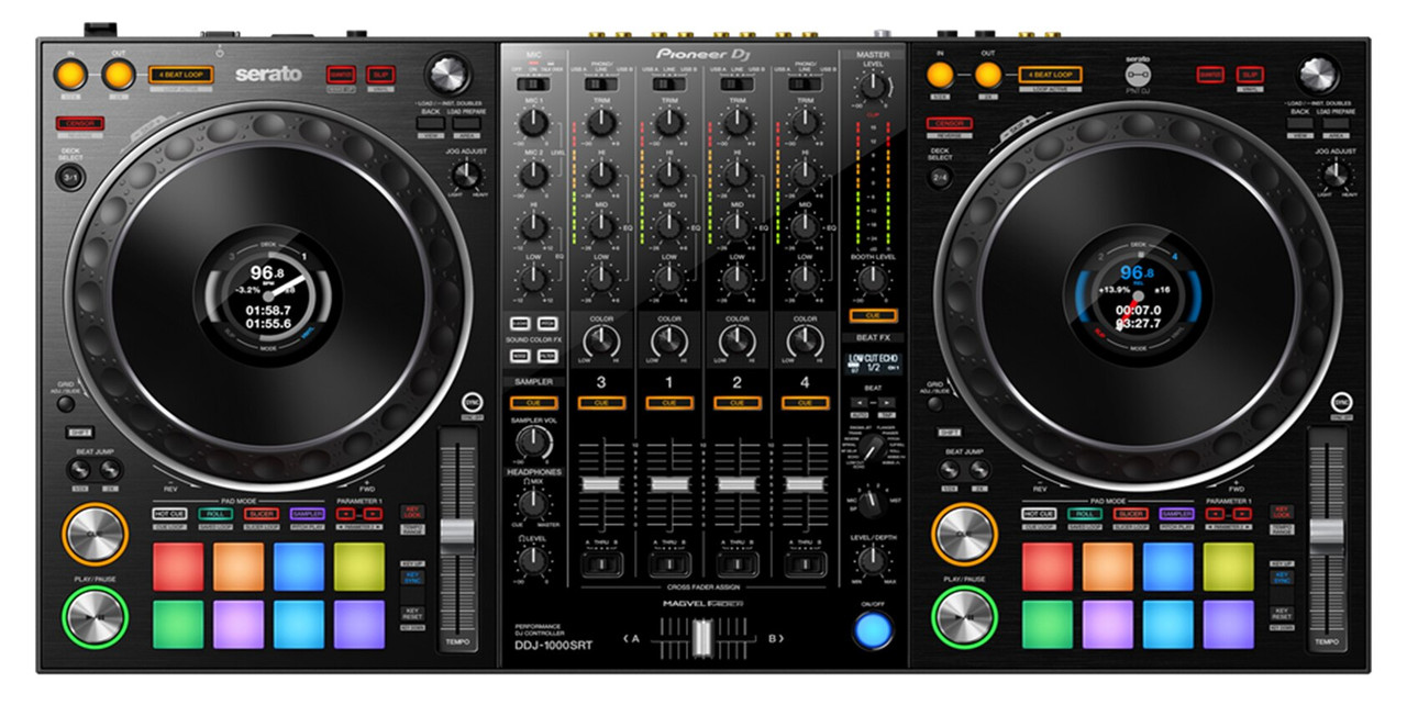 DISCONTINUED] Pioneer DJ DDJ-1000SRT 4-Channel DJ Controller