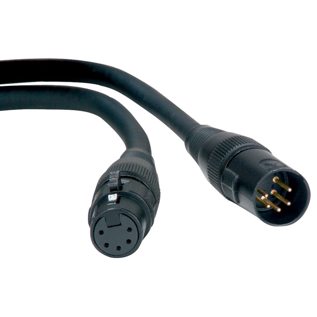 Accu-Cable AC5PDMX 5-Pin Male to 5-Pin Female DMX Cable - Sound Productions