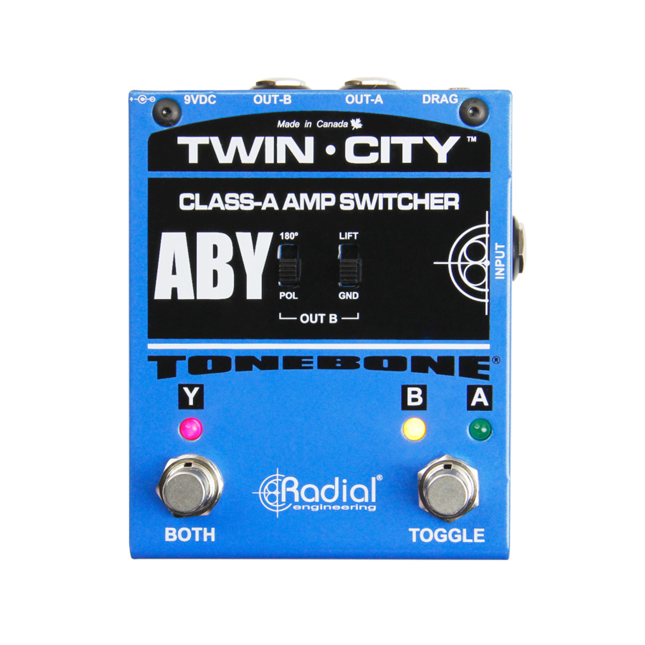 Radial Twin City Active ABY Amp Switcher - Sound Productions